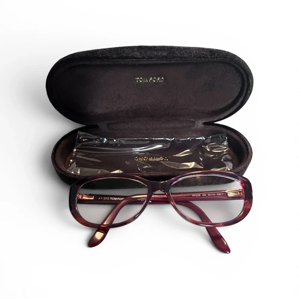 Tom Ford TF 5226 068 Burgundy/Violet 54-13-140 Eyeglasses